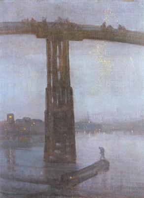 James Abbott McNeil Whistler Old Battersea Bridge (mk19) Germany oil painting art